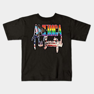 America The Beautiful - LGBTQIA Kids T-Shirt